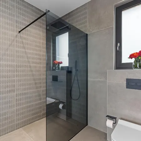 Visignano Near Porec For 8 People With 49 M2 Heated Pool, Wellness & Sea View *